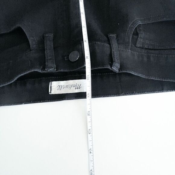 Madewell Womens Denim Jeans Skinny Roadtripper Black Size 27 - Picture 8 of 11
